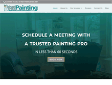 Tablet Screenshot of hinespainting.com